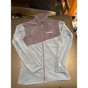 Adidas terrex multi full zip mens fleece blue jacket size small IZ3292 NWT
